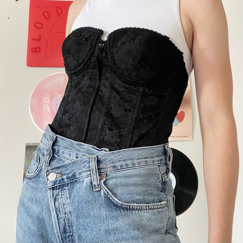 vintage bustier corset